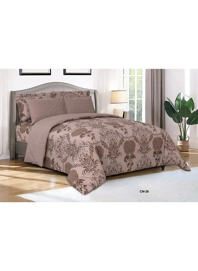 Cannon CANNON PRINTED COMFORTER KING 6PC 180TC