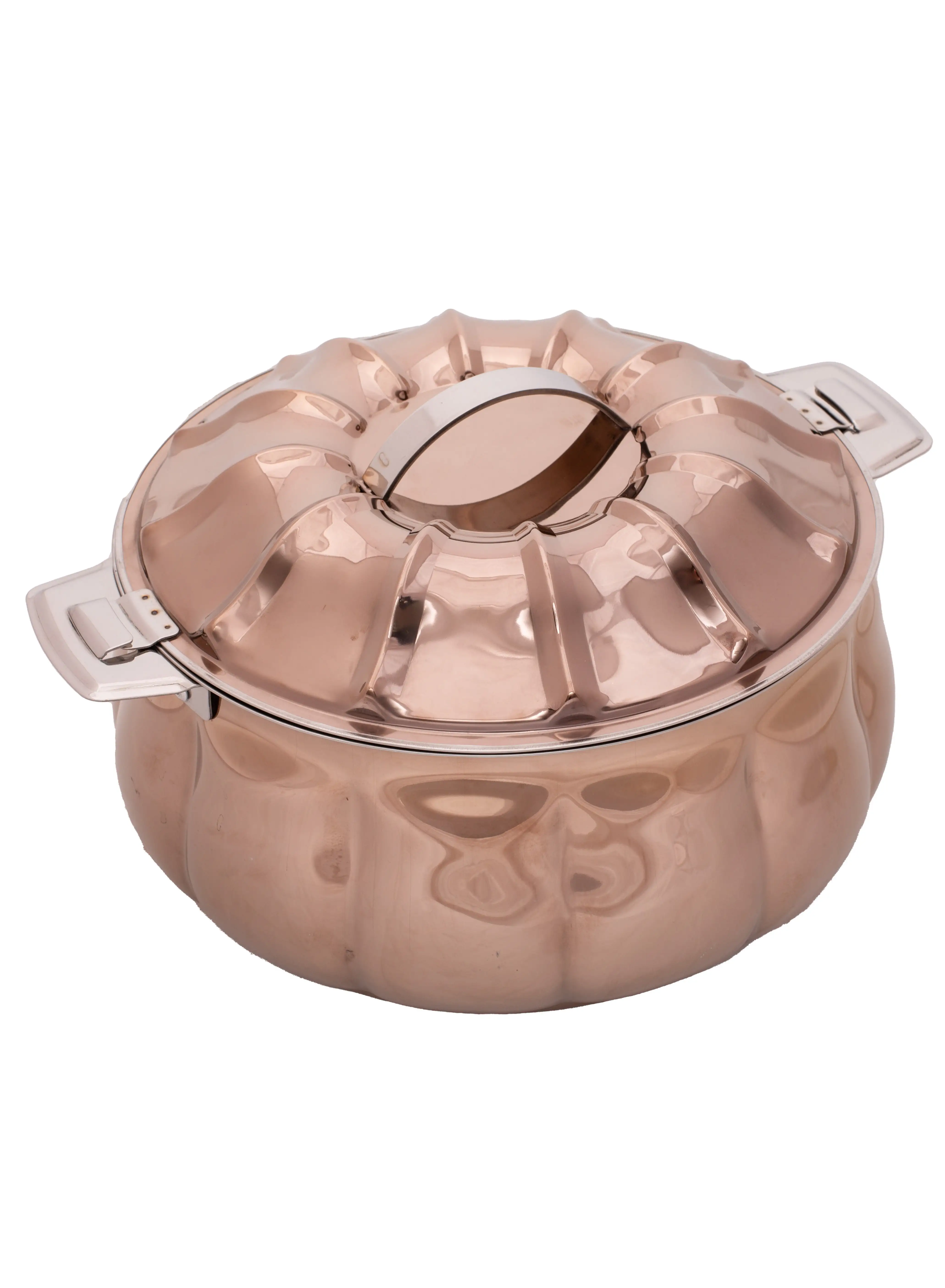 ZOLTEN Stainless Steel Capsicum Hotpot 1.5 Liters Rose Gold Colour