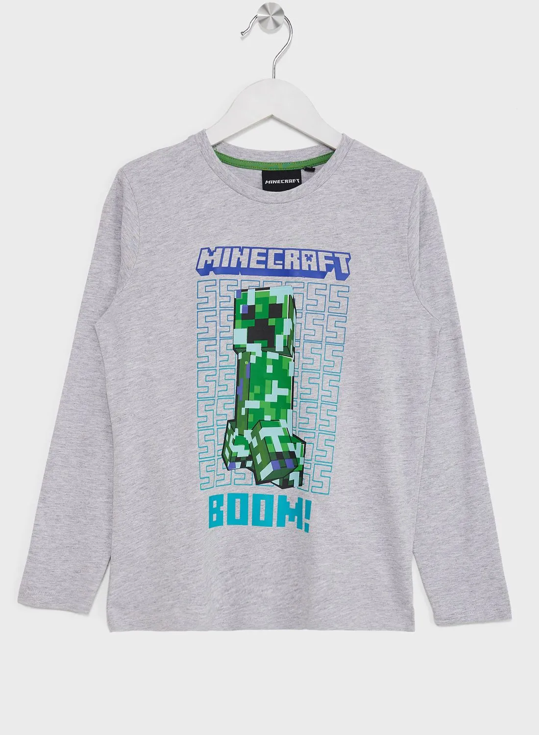 MINECRAFT Minecraft Boys Printed Long Sleeve T-Shirt