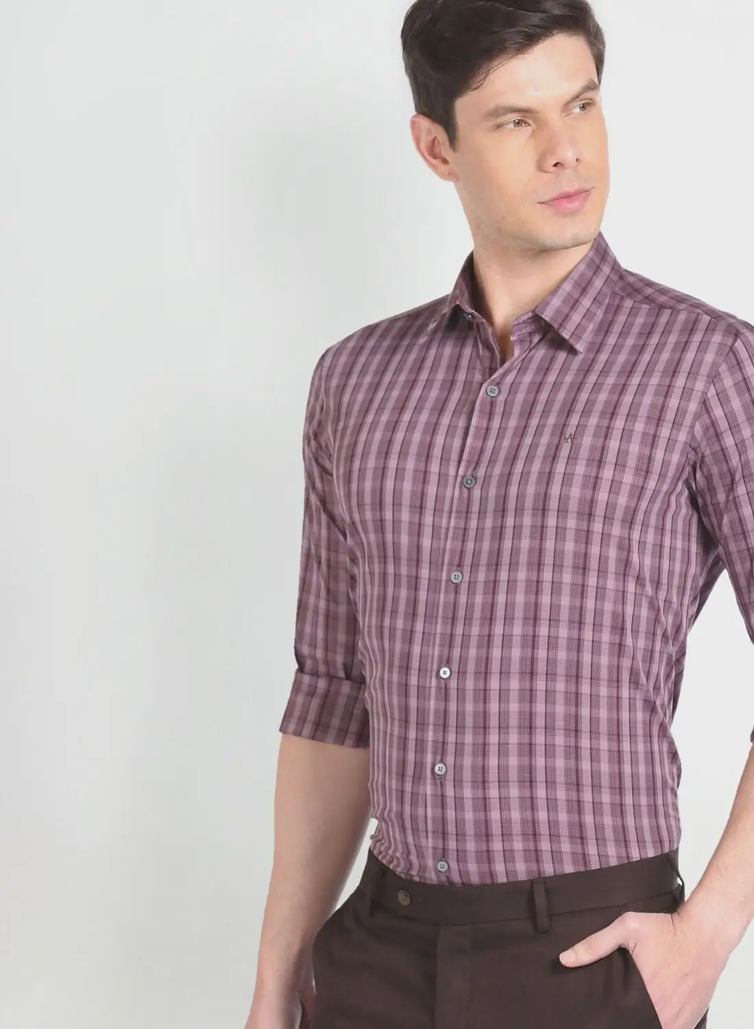 Arrow Checked Slim Fit Shirt