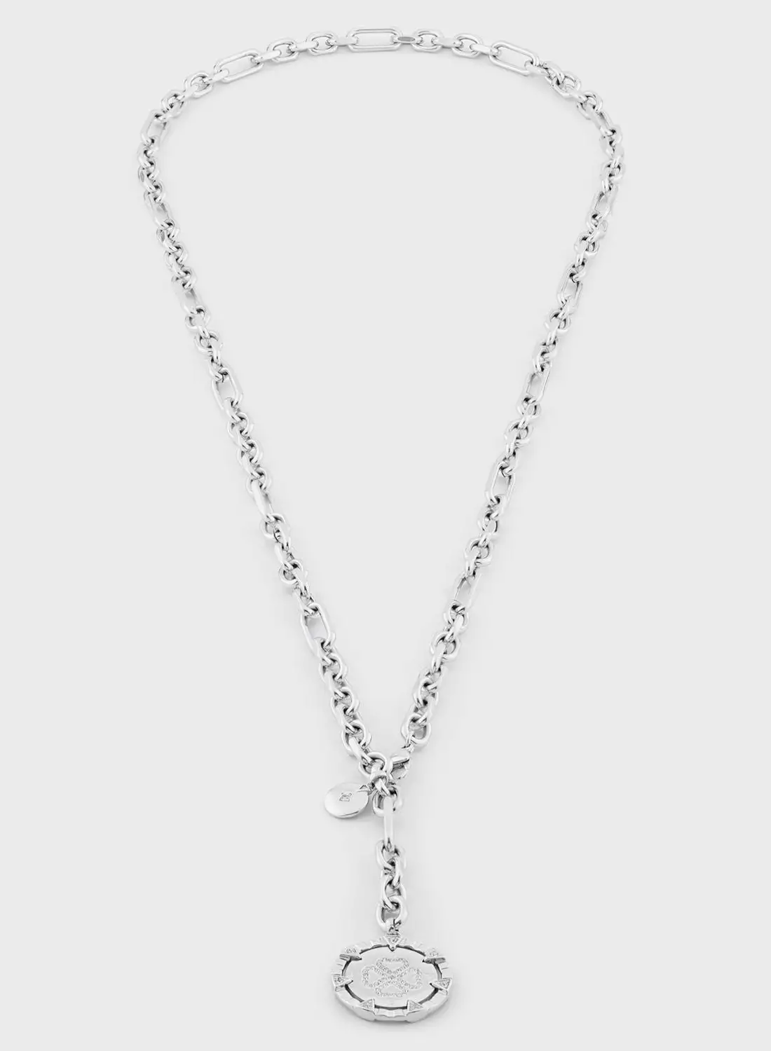 GUESS Round Harmony Double Layered Necklace