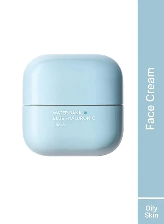 LANEIGE Water Bank Blue Hyaluronic Cream For Combination To Oily Skin, 50 Ml Clear