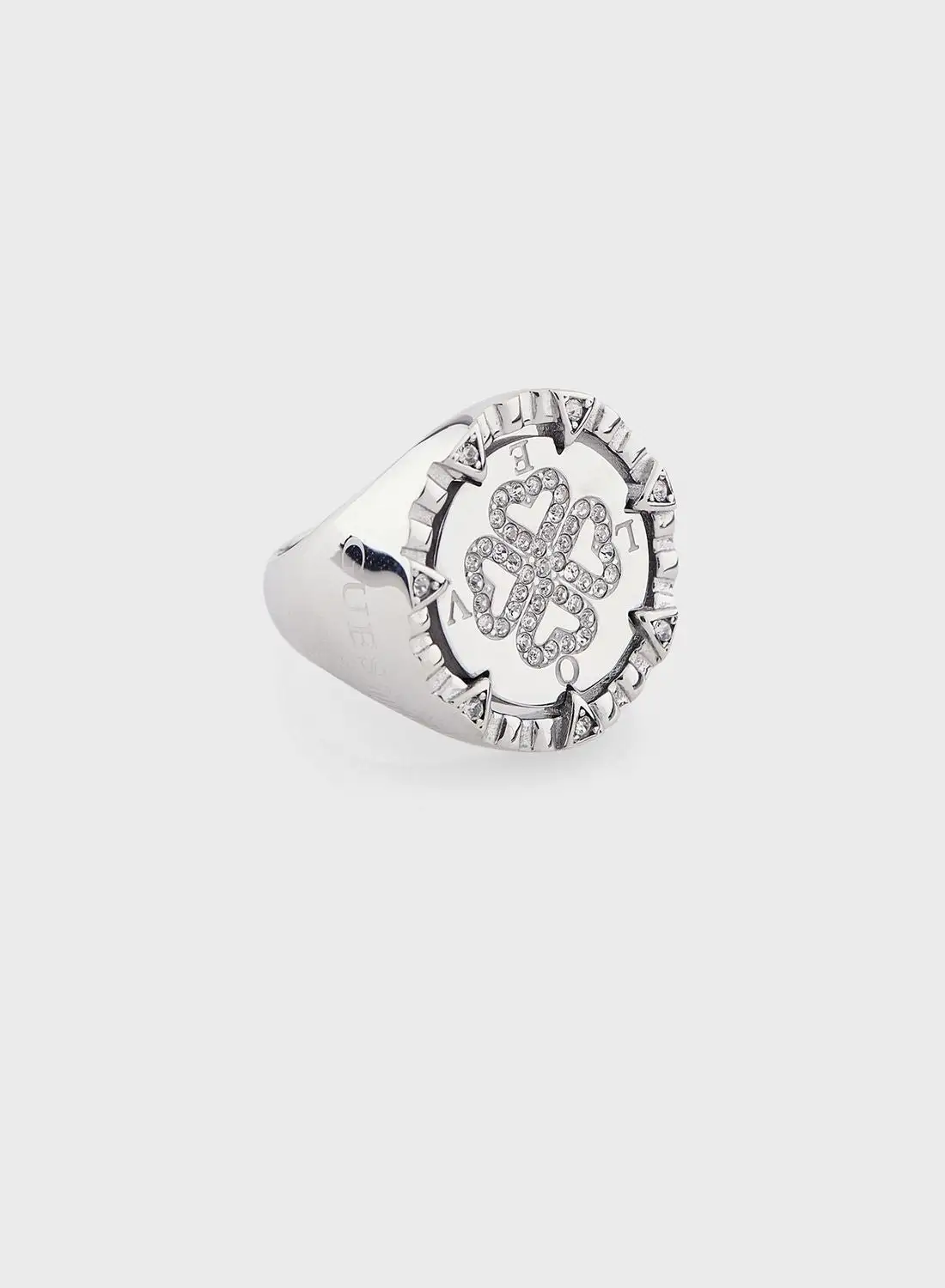 GUESS Heart Solitaire Ring