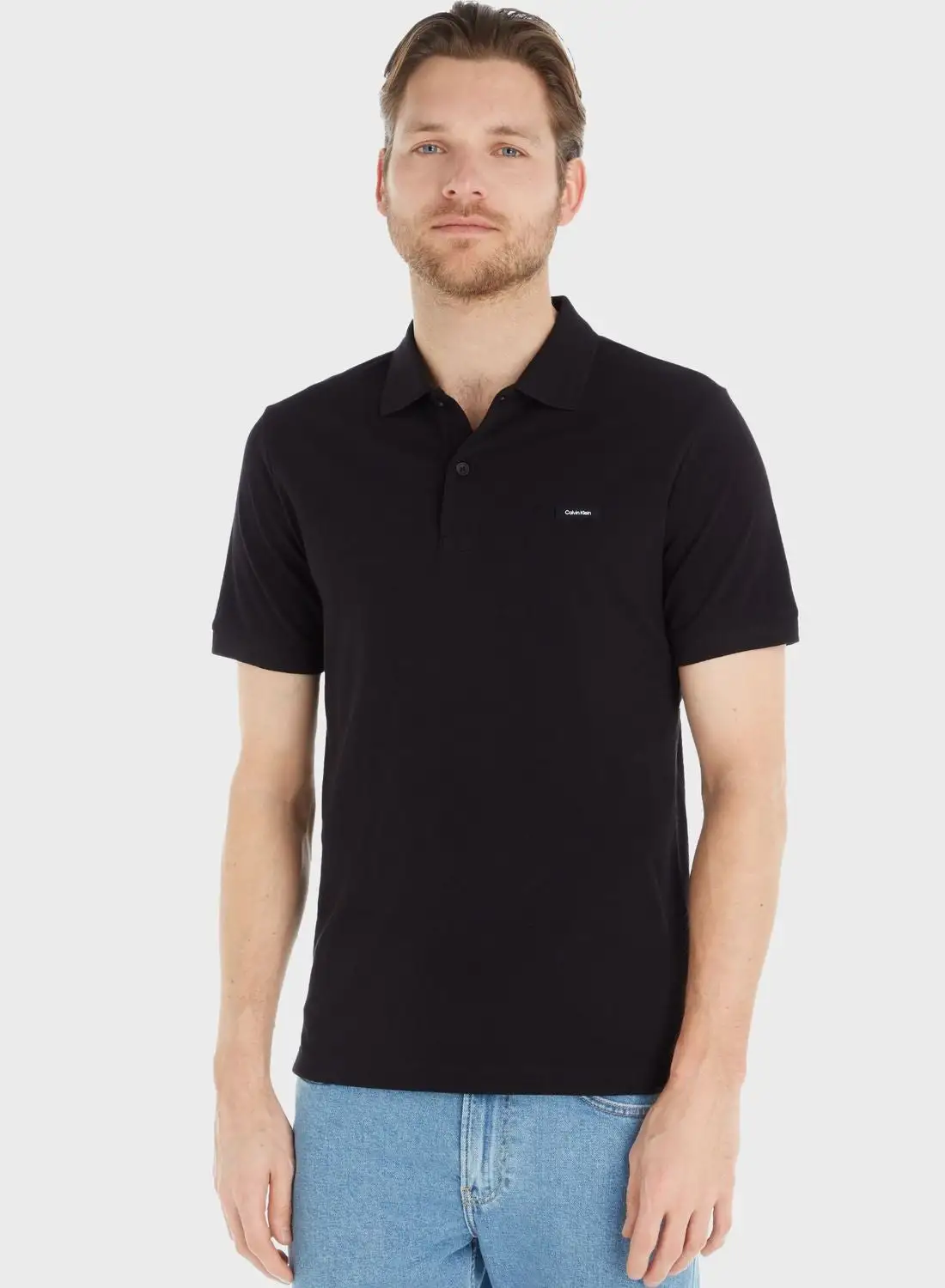 CALVIN KLEIN Logo Polo