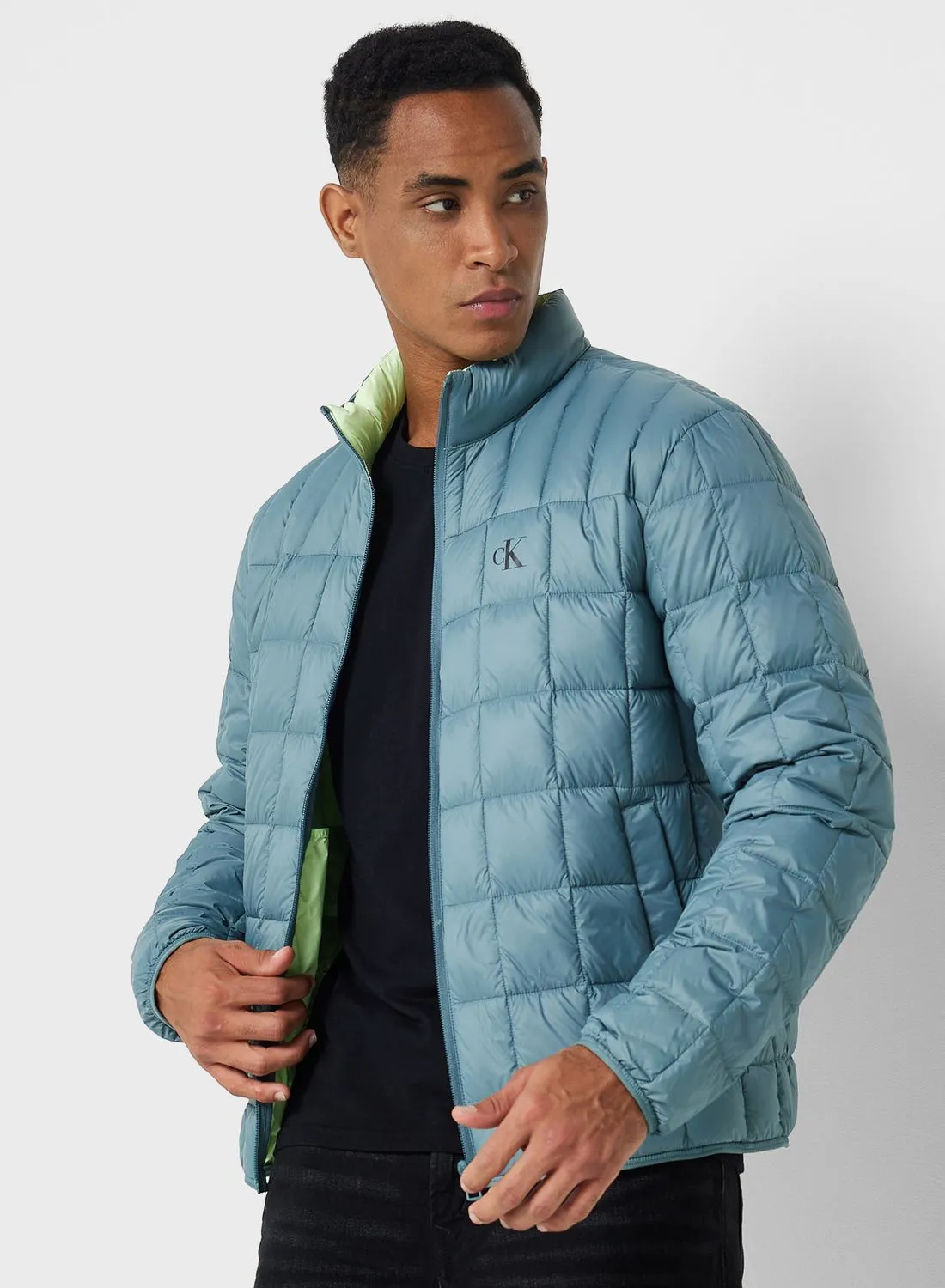 Calvin Klein Jeans Monogram Padded Jacket