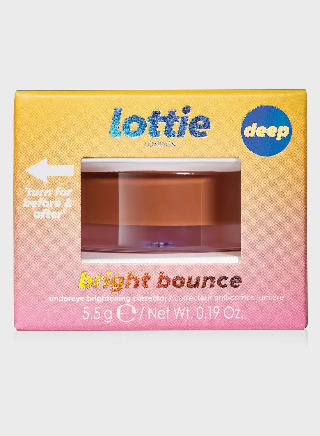 Lottie Bright Bounce Undereye Brightening Corrector - Deep