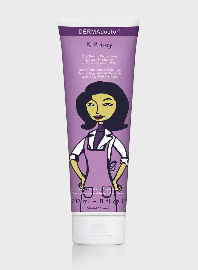 DERMAdoctor Kp Duty Dry, Rough, Bumpy Skin Moisturizing Lotion With 10% Ahas + Phas - 237Ml