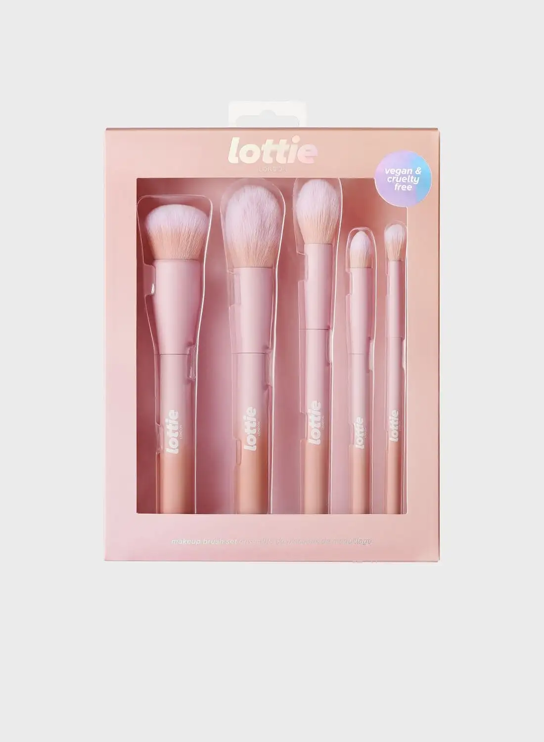 Lottie Brush Set 5pc Brush Set Blending Sponge