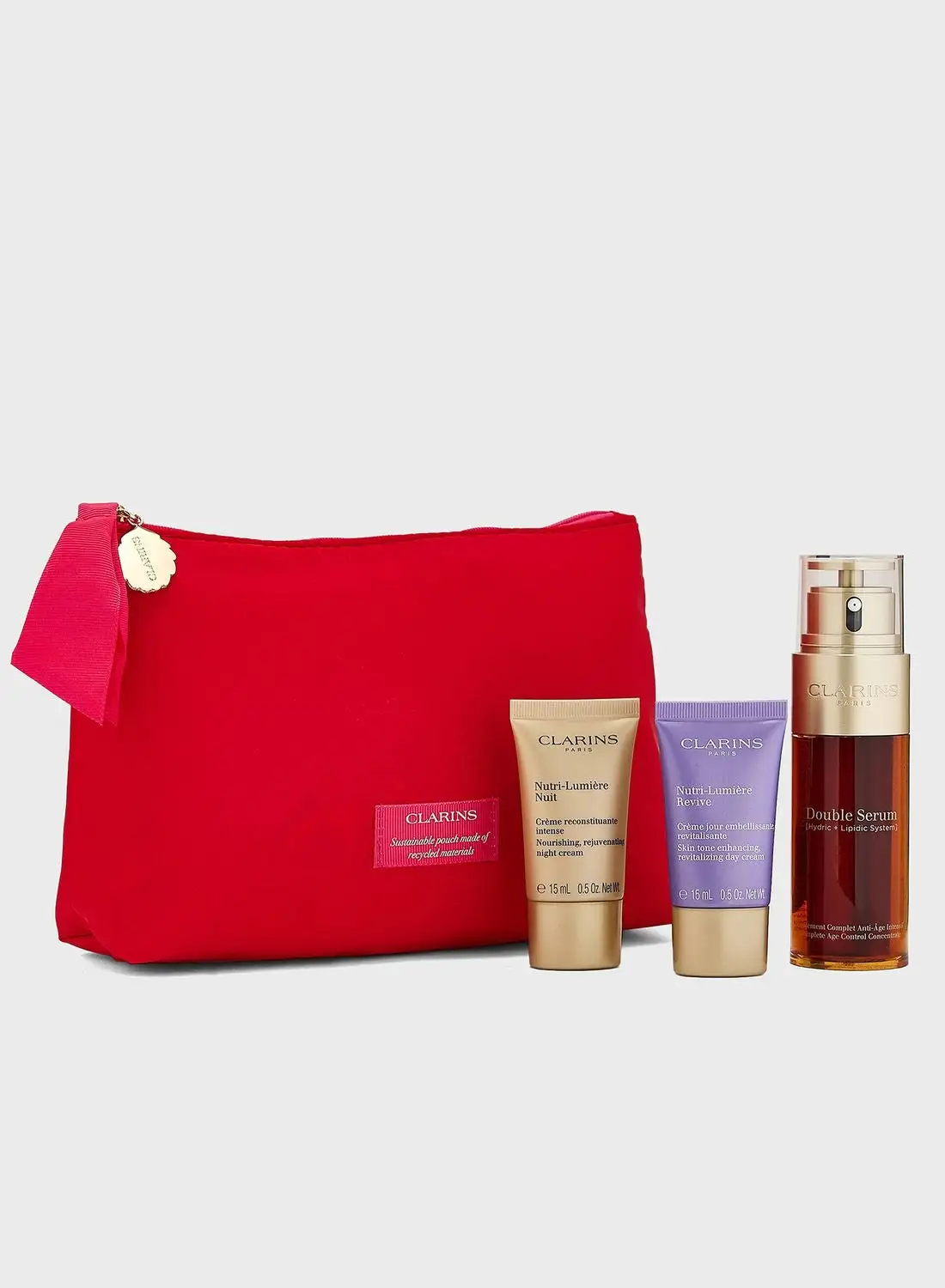 CLARINS Double Serum & Nutri-Lumière Routine Set