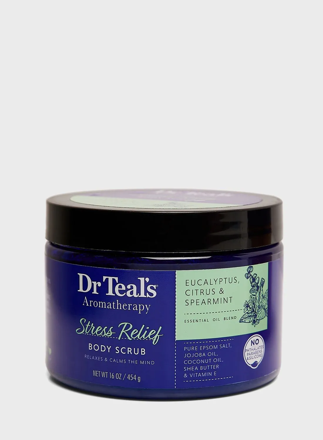 Dr. Teals Dr Teal'S Stress Relief Body Scrub Eucalyptus Citrus & Spearmint 454G