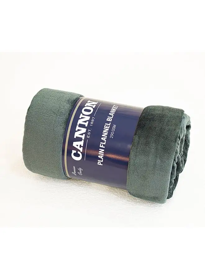 Cannon CANNON BLANKET PLAIN SINGLE 1PC 160X220 FLANNEL 290GSM