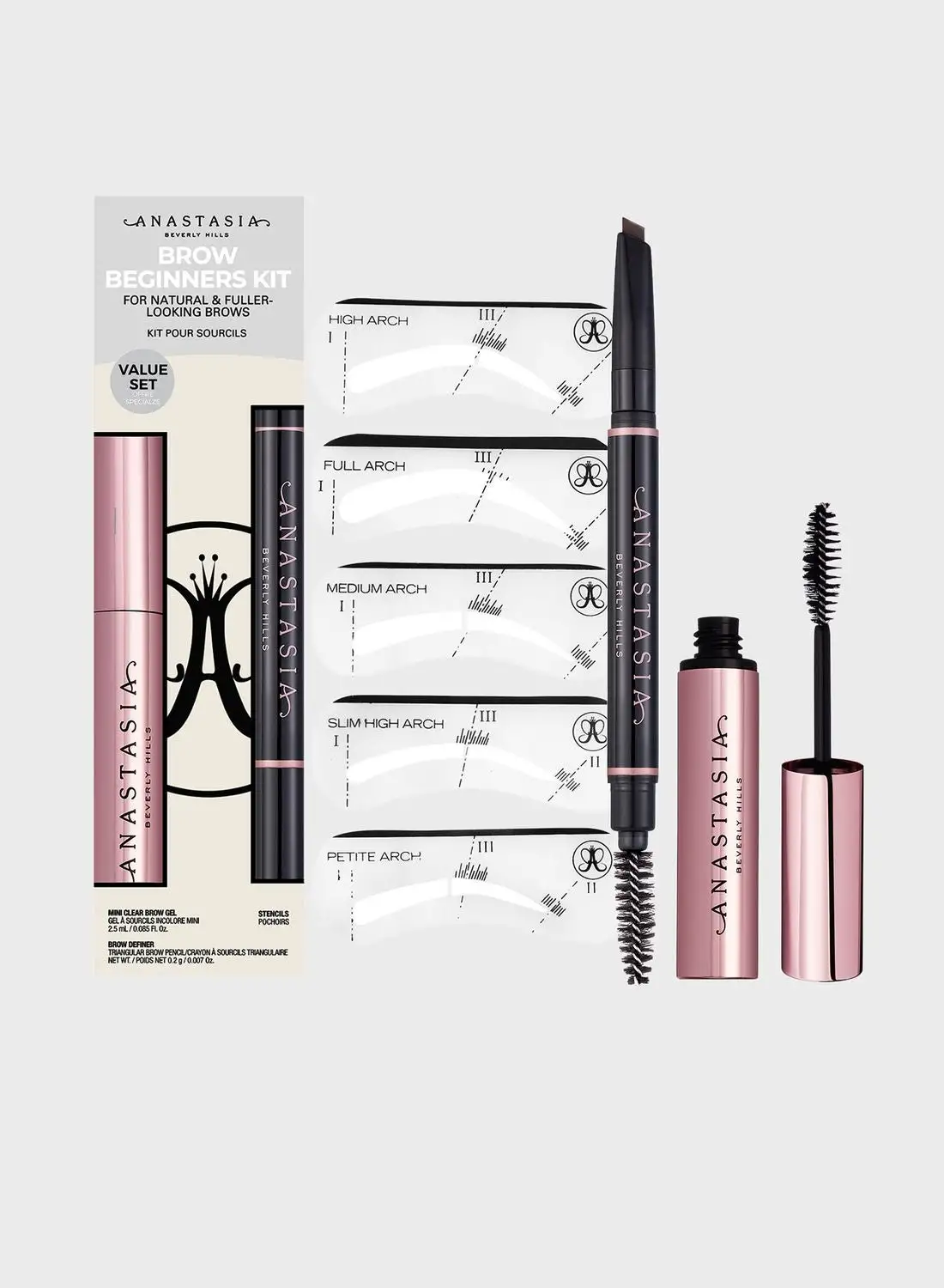 ANASTASIA BEVERLY HILLS Brow Beginners Kit - Ebony