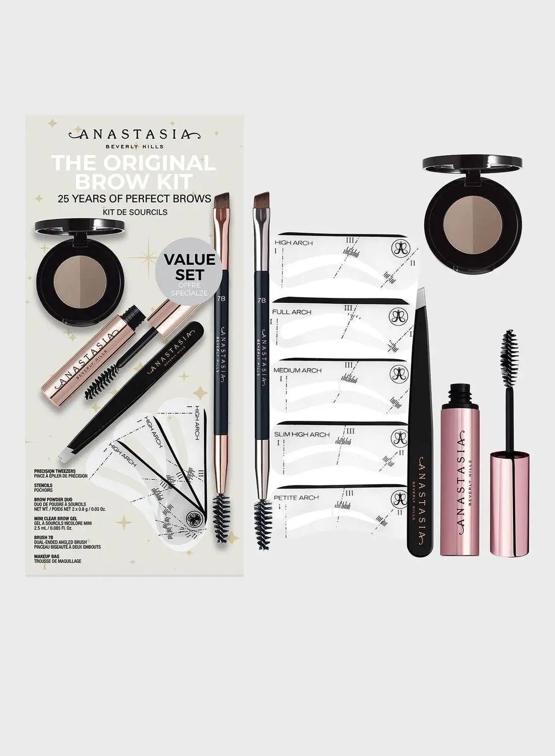 ANASTASIA BEVERLY HILLS Og Brow Kit - Dark Brown