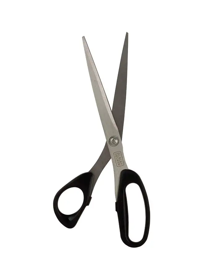 BLACK+DECKER Professional Soft Grip Scissor Silver/Black 10inch