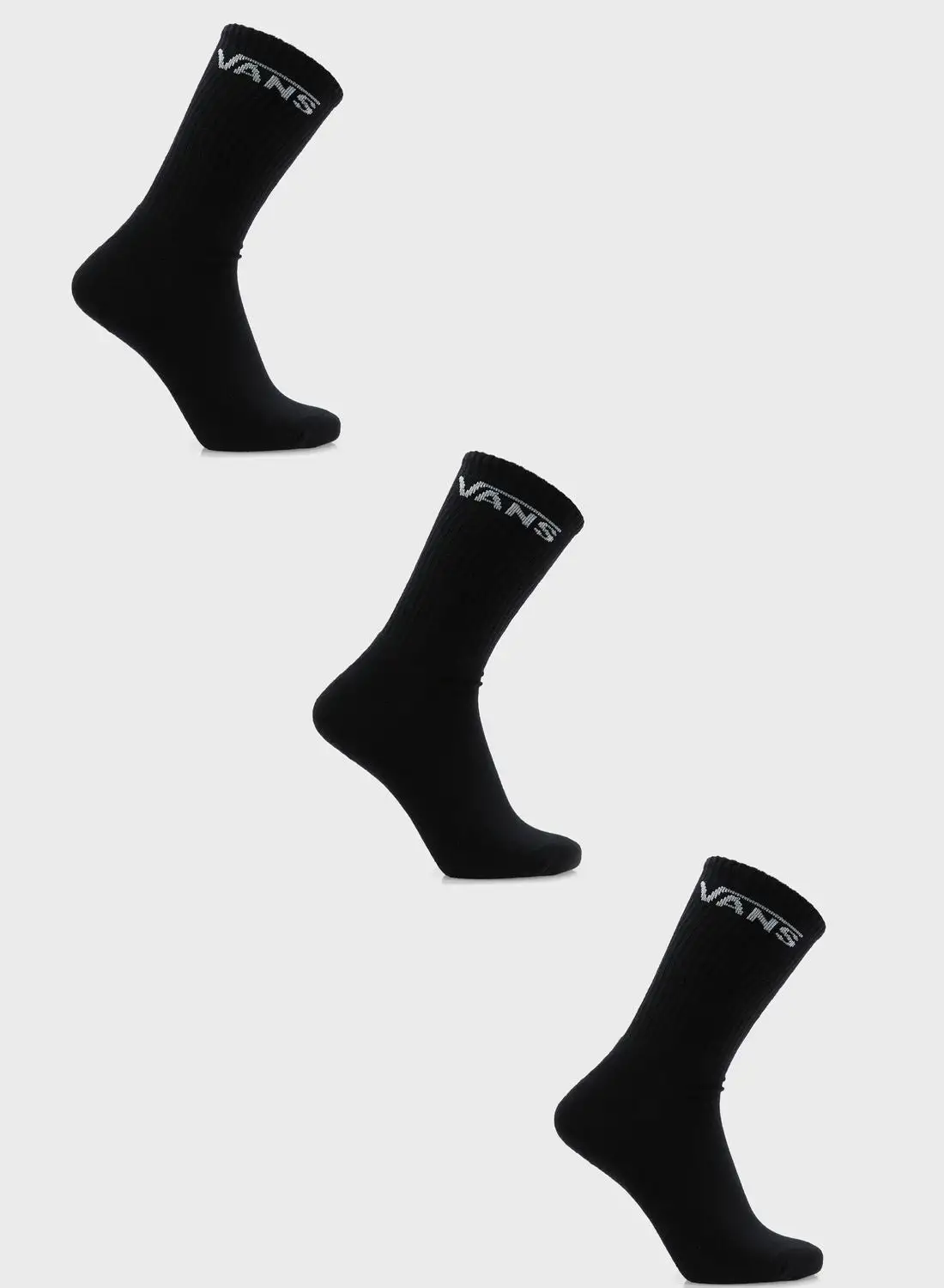 VANS 3 Pack Essential Crew Socks