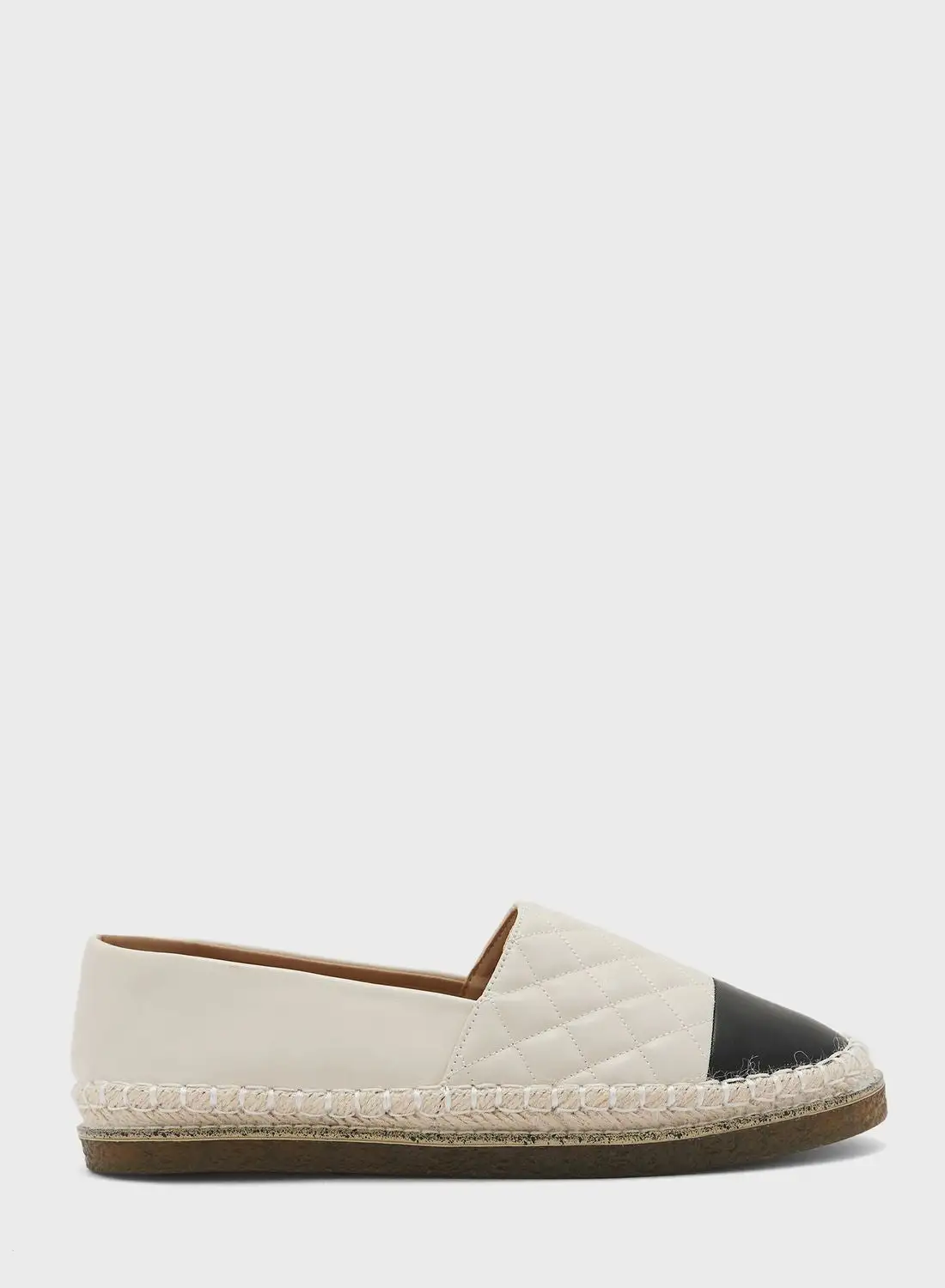 ELLA Quilted Slip On Espadrille