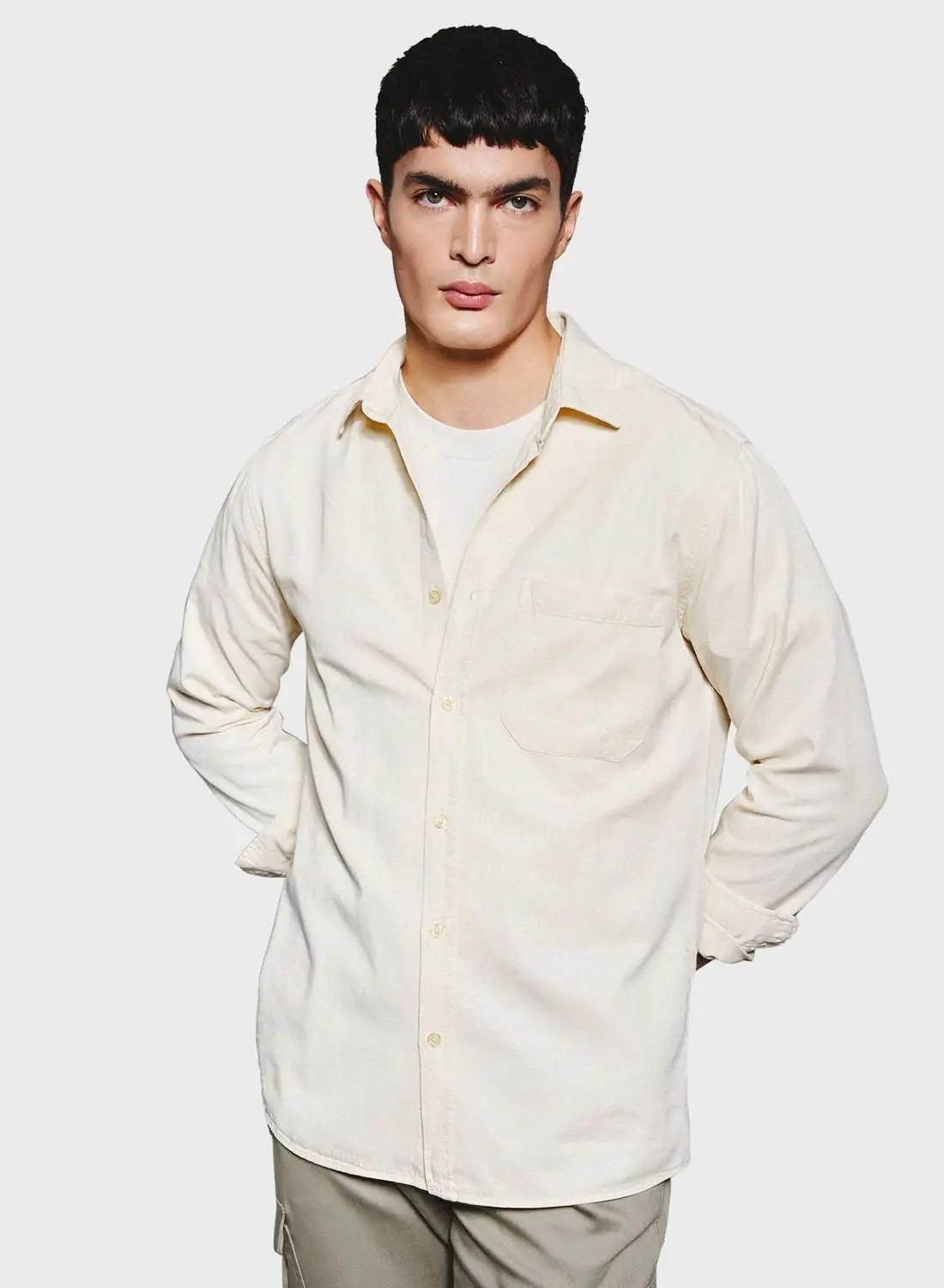 DeFacto Man Regular Fit Long Sleeve Shirt