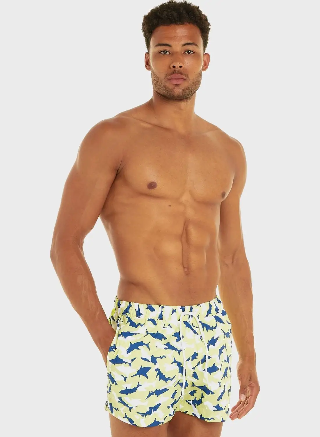 TOMMY HILFIGER Short Printed Swim Shorts