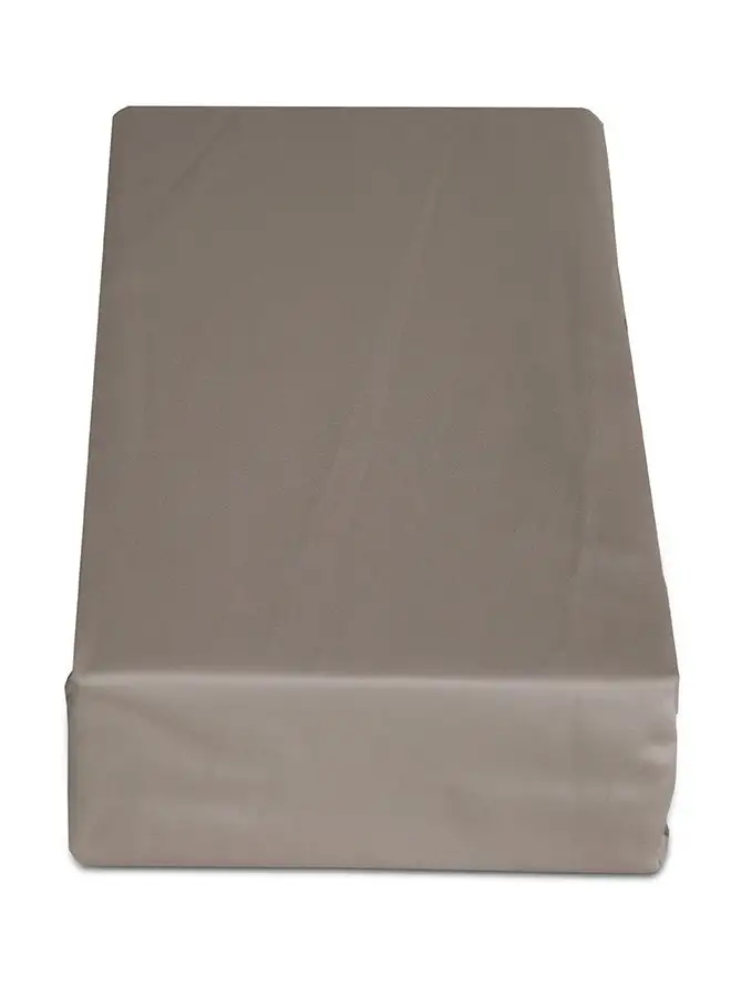 Cannon Cannon Fitted Sheet King 1Pc Plain Beige  C