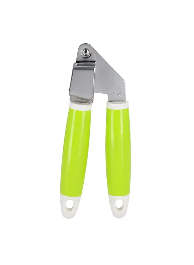 Royalford Stainless Steel Garlic Press Silver/Green/White Silver/Green/Whitemeter