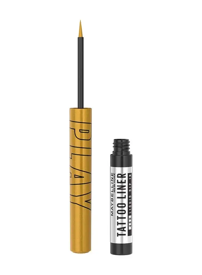 MAYBELLINE NEW YORK Tattoo Liner Play - Smudge-Proof, Long-Lasting & Waterproof Liquid Eyeliner