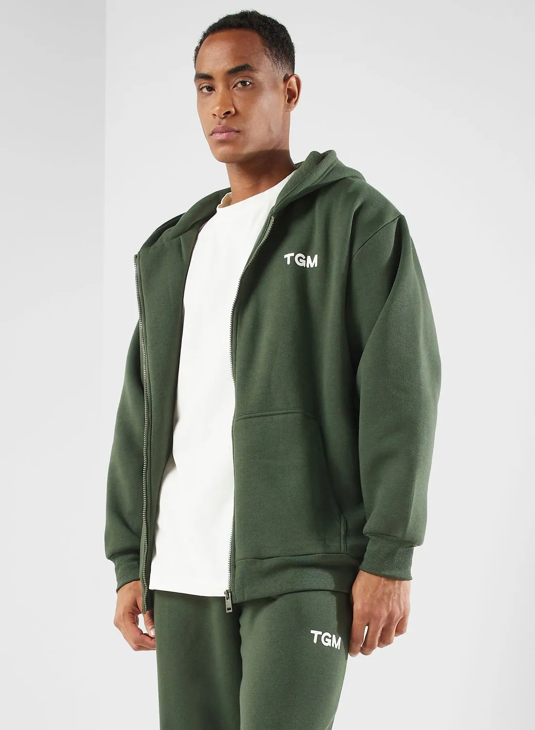 The Giving Movement Lounge Oversized Zip Hoodie