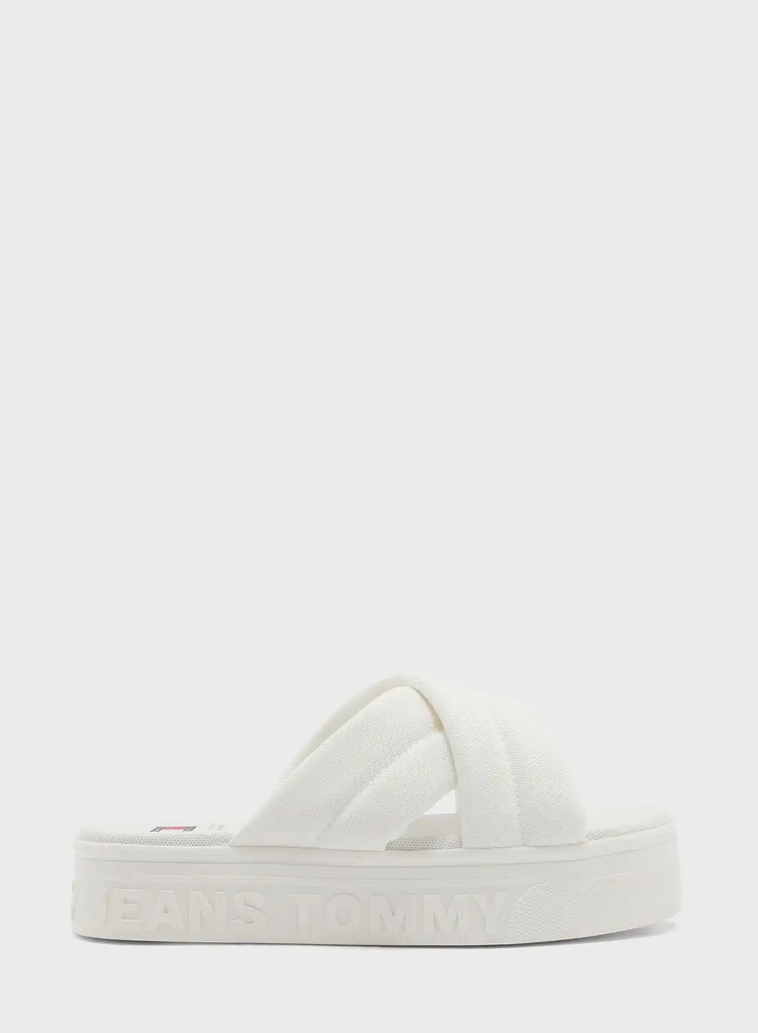 TOMMY JEANS Lettering Flatform Sandals