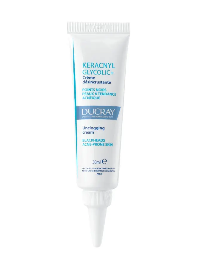 DUCRAY Keracnyl Glycolic + كريم إزالة الانسداد