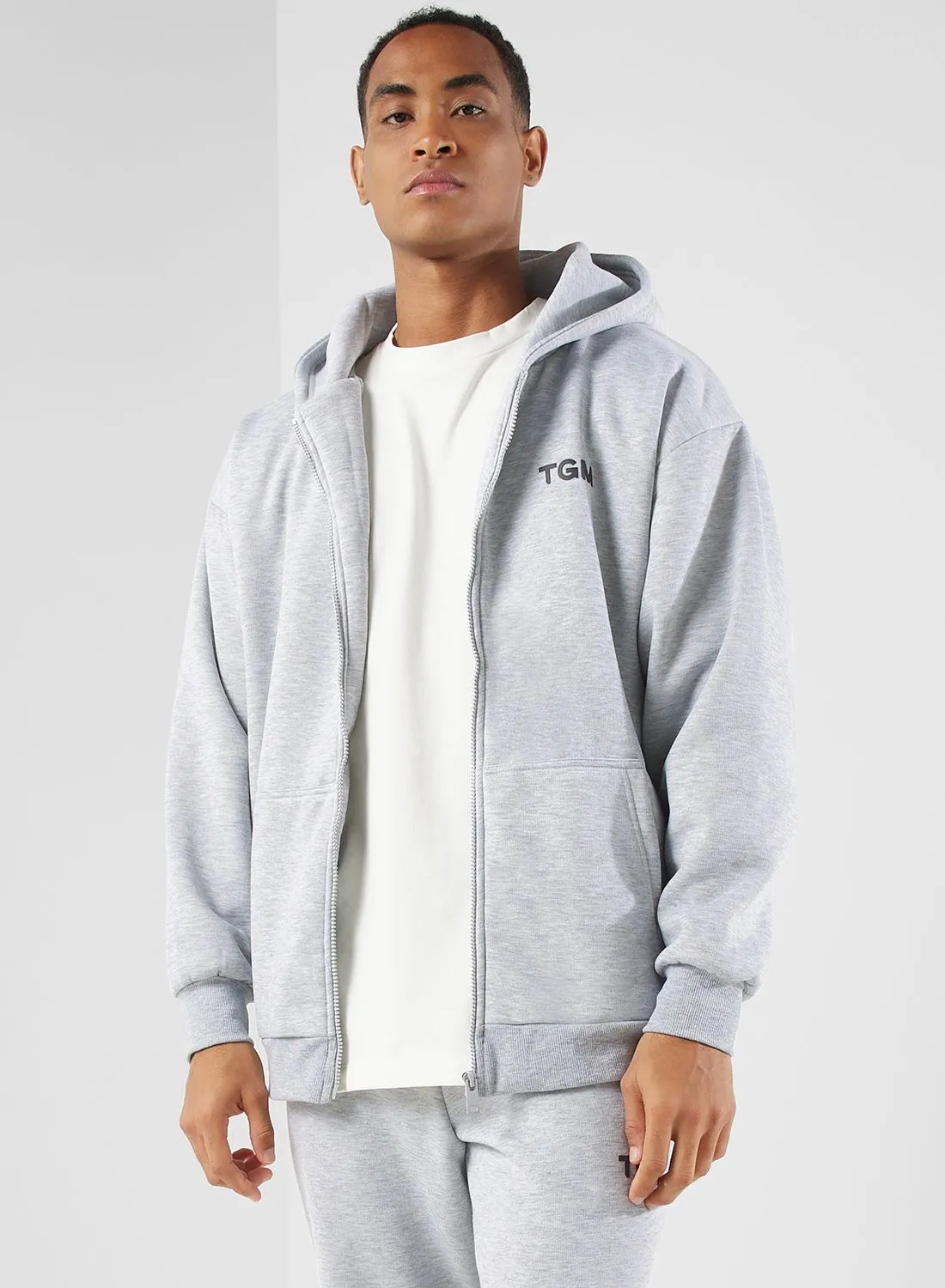 The Giving Movement Lounge Oversized Zip Hoodie