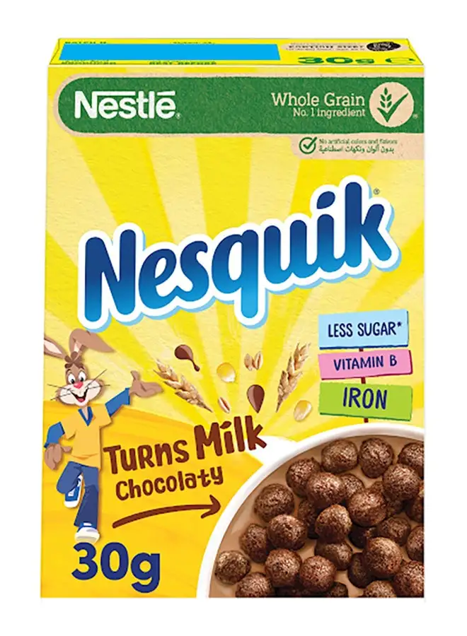 Nesquik Chocolate Breakfast Cereal 30grams