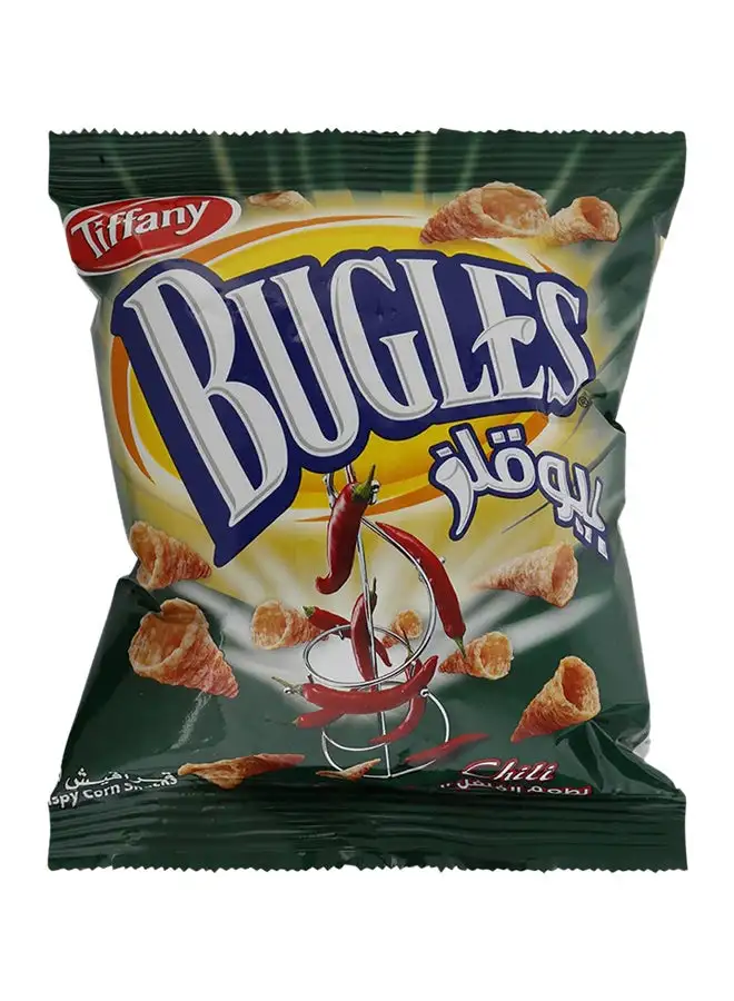 Tiffany Bugles Chili Flavor Crispy Corn Snacks 10.5grams