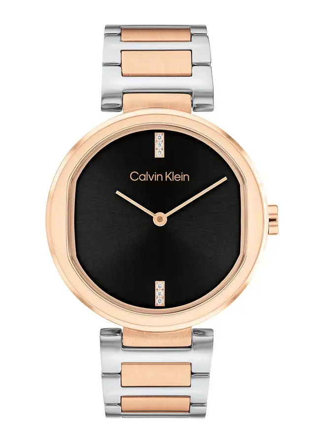 CALVIN KLEIN Women's Analog Round Shape Stainless Steel Wrist Watch 25200432 - 36 Mm