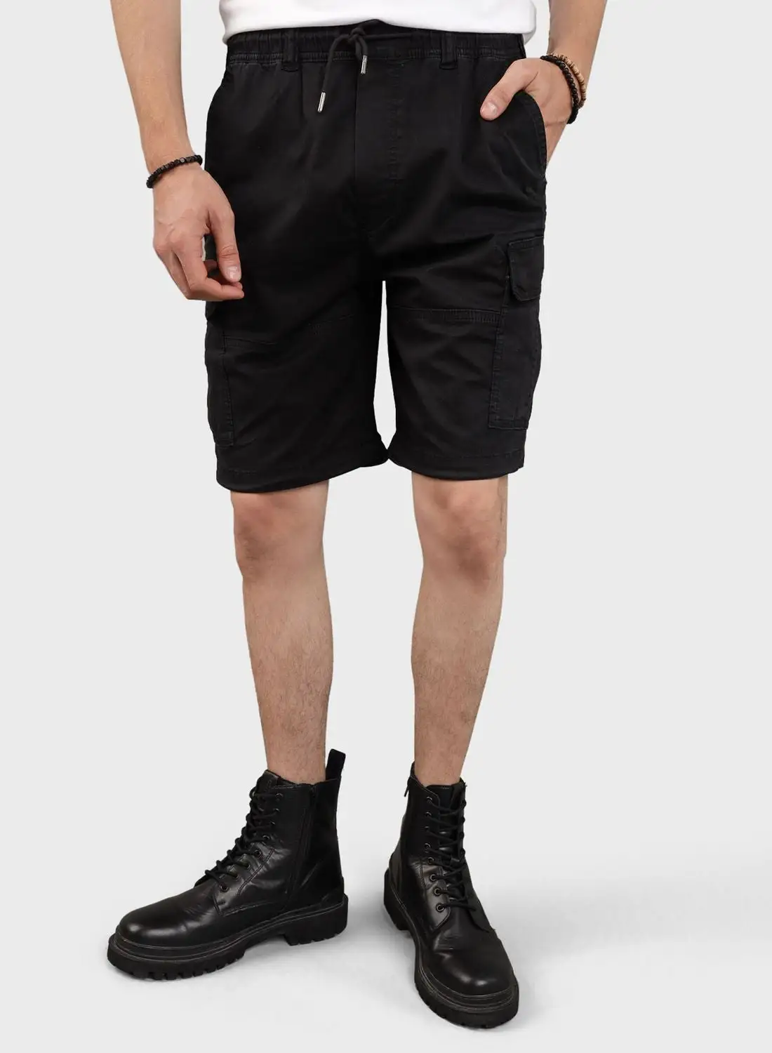 American Eagle Essential Drawstring Cargo Shorts