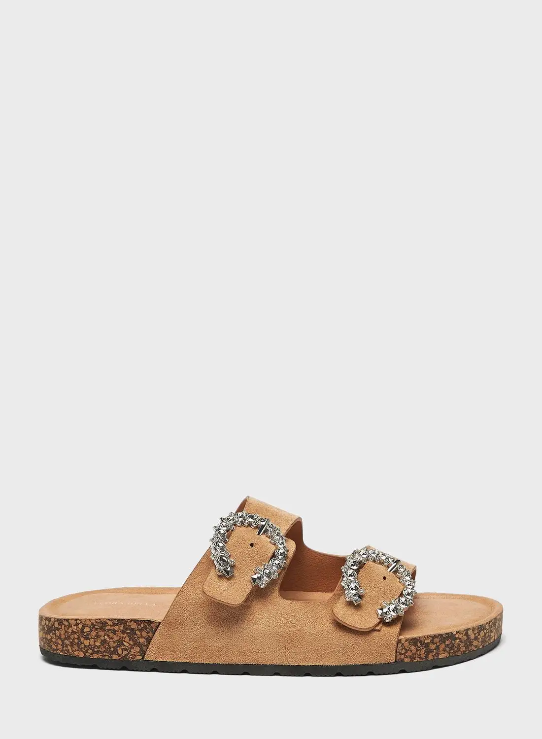 shoexpress Double Strap Flat Sandals