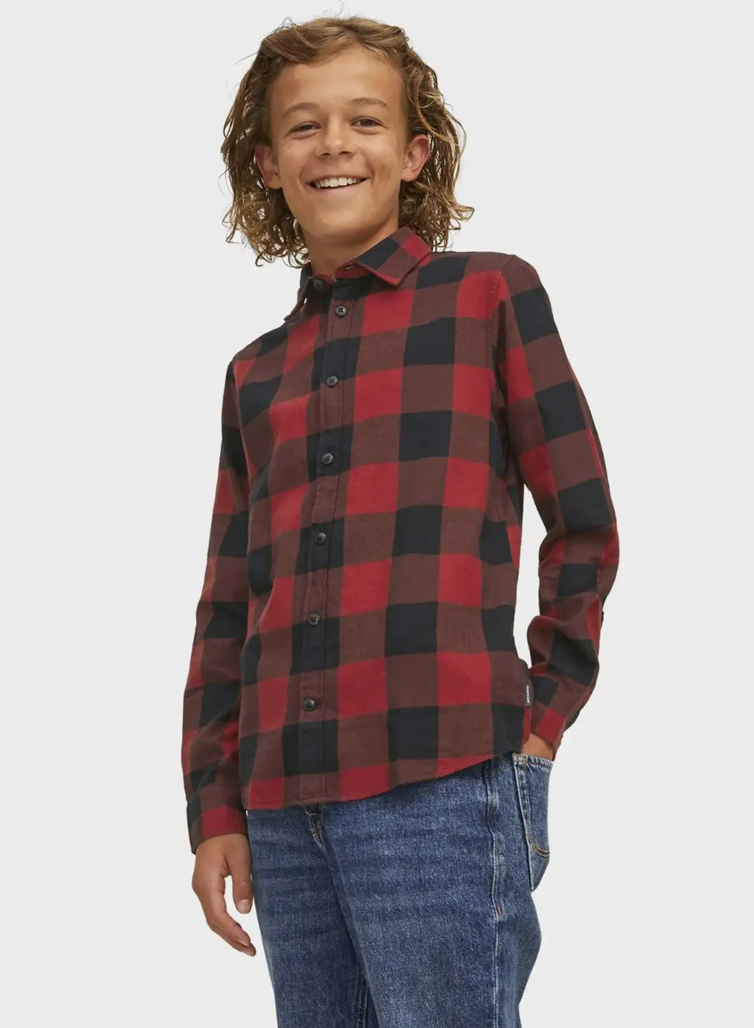 JACK & JONES Youth Checked Shirt