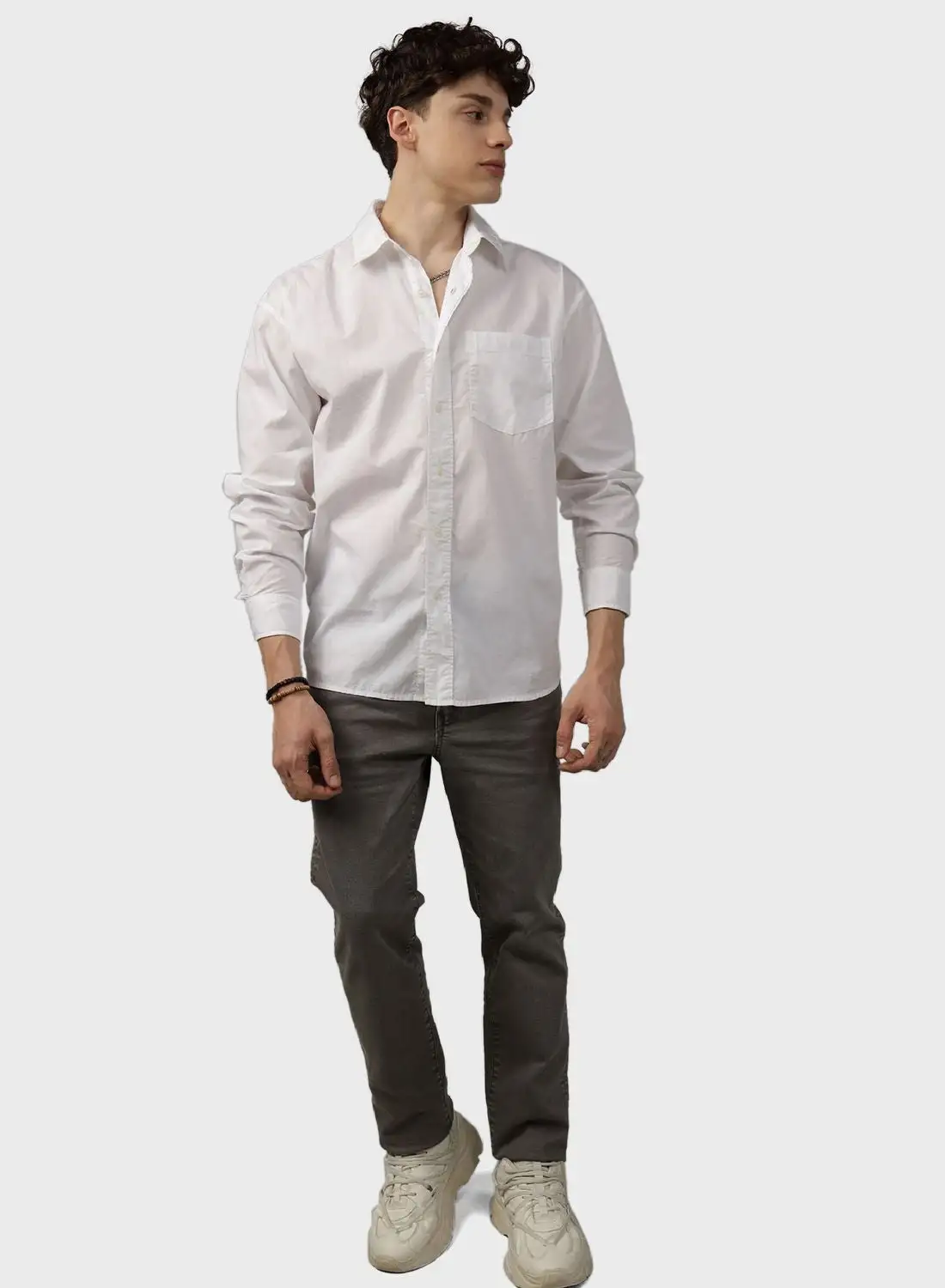 American Eagle Front Pocket Regular Fit Shirt