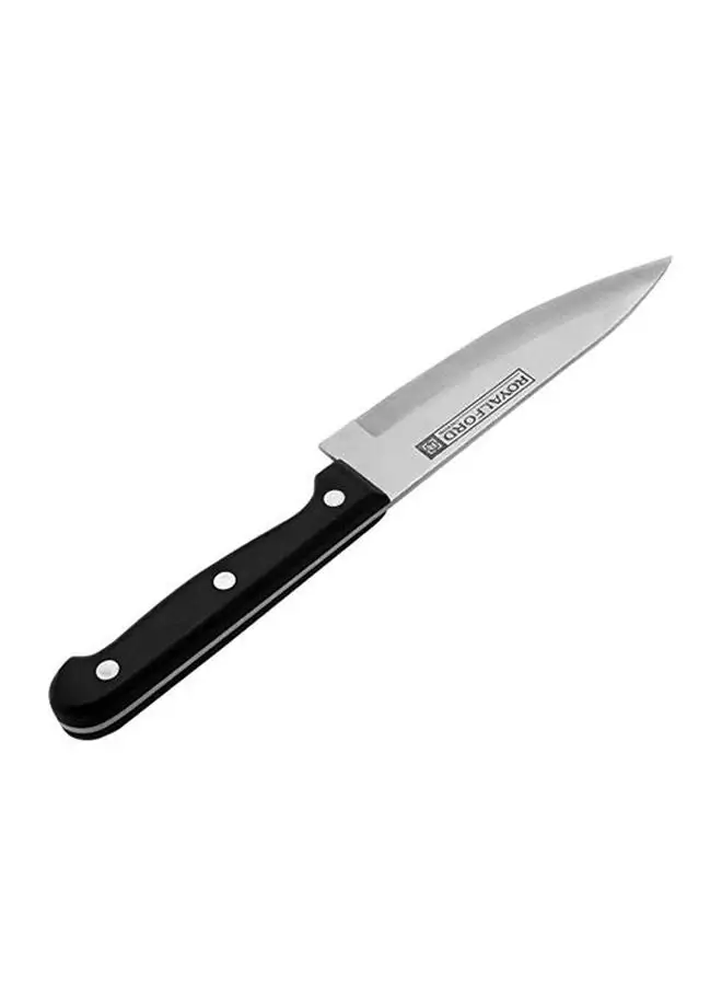 Royalford Stainless Steel Chef Knife Black/Silver