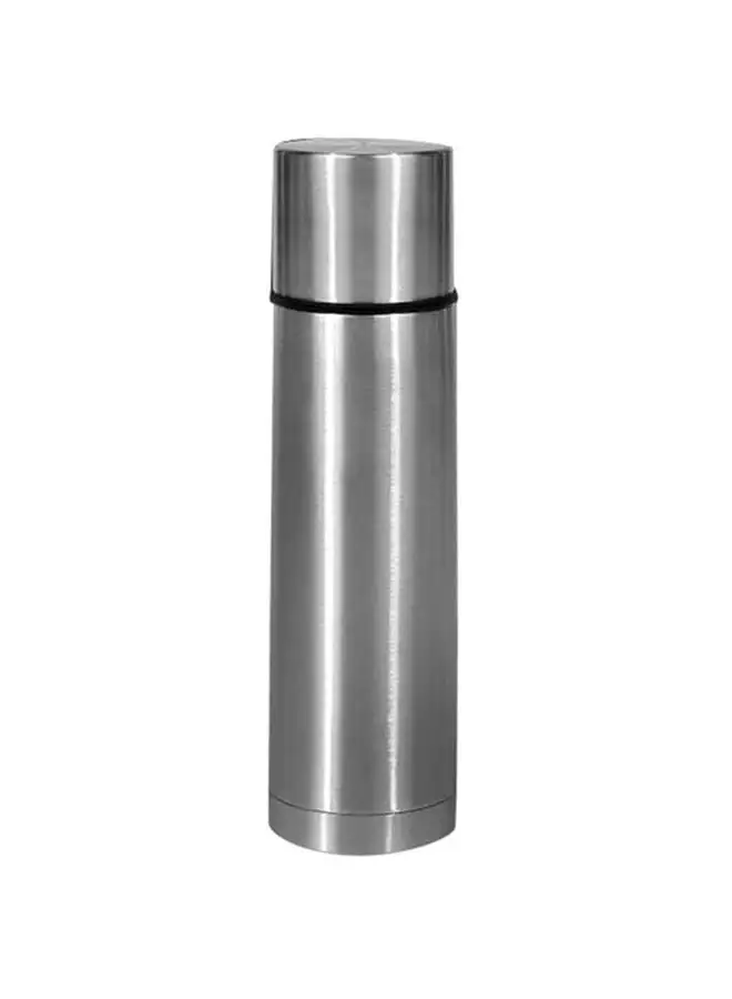 Royalford Stainless Steel Vacuum Bottle Silver/Black 1000ml