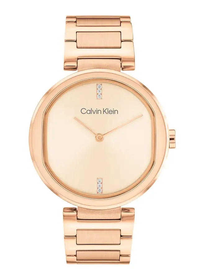 CALVIN KLEIN Women's Analog Round Shape Stainless Steel Wrist Watch 25200431 - 36 Mm