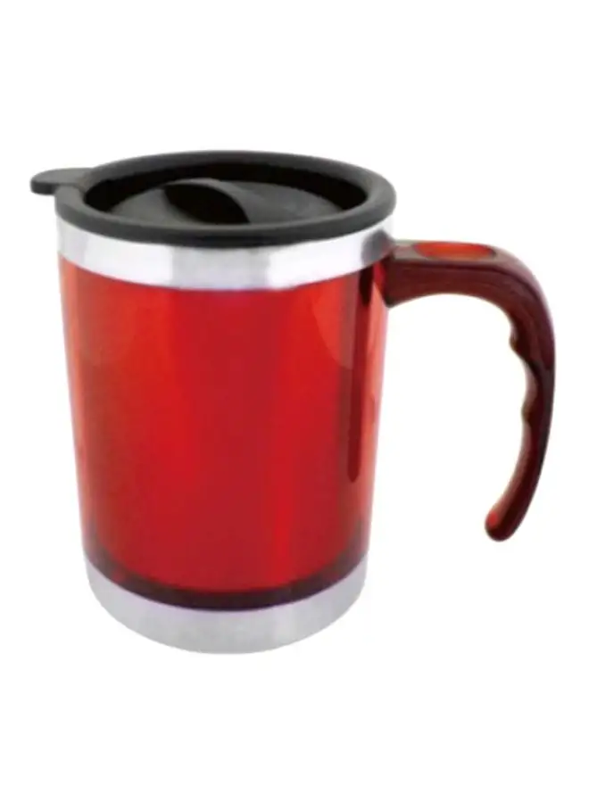 Royalford Travel Mug Red/Silver/Black 8.5x8.5x11.8cm