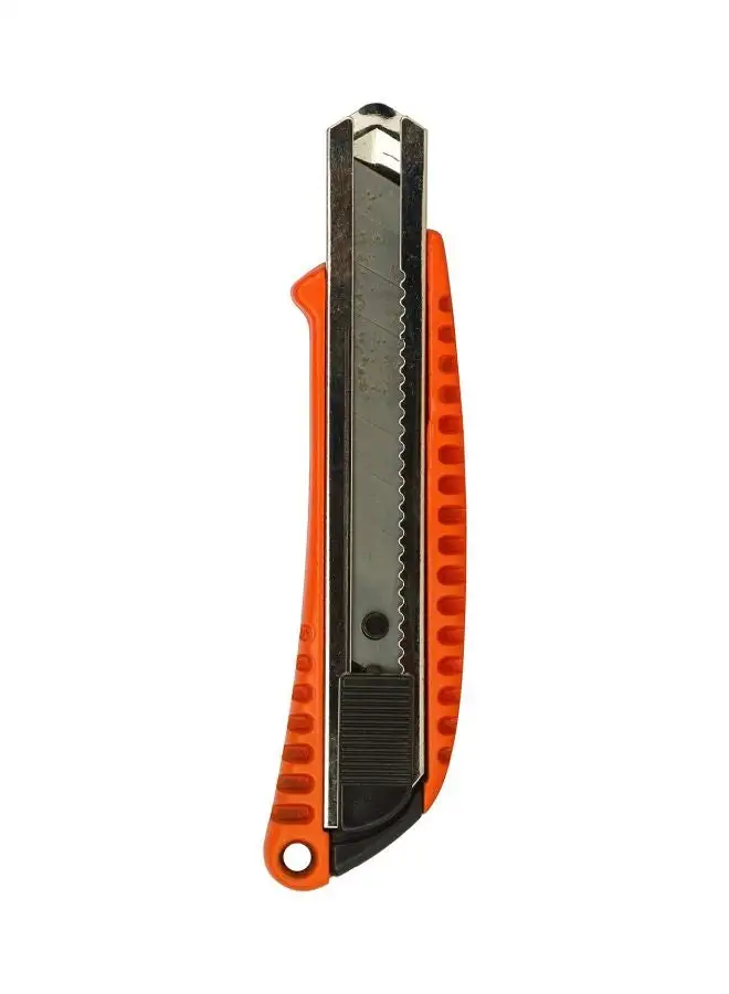 BLACK+DECKER Auto Lock Snap Off Knife Silver/Black/Orange 18mm