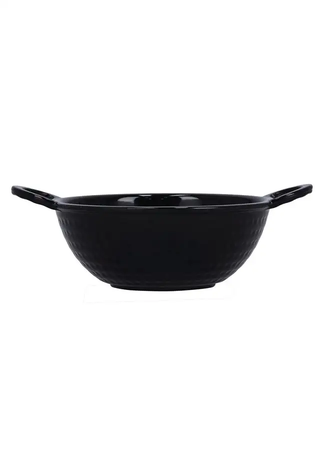 Royalford Melamine Biza Kadhai Black 6.9inch