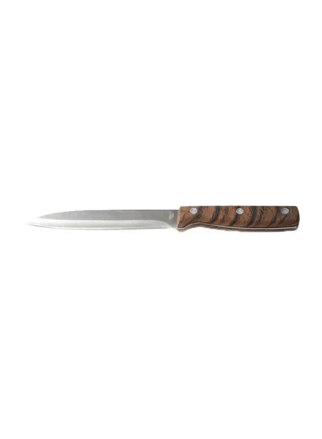 Royalford Utility Knife Silver/Brown 5inch