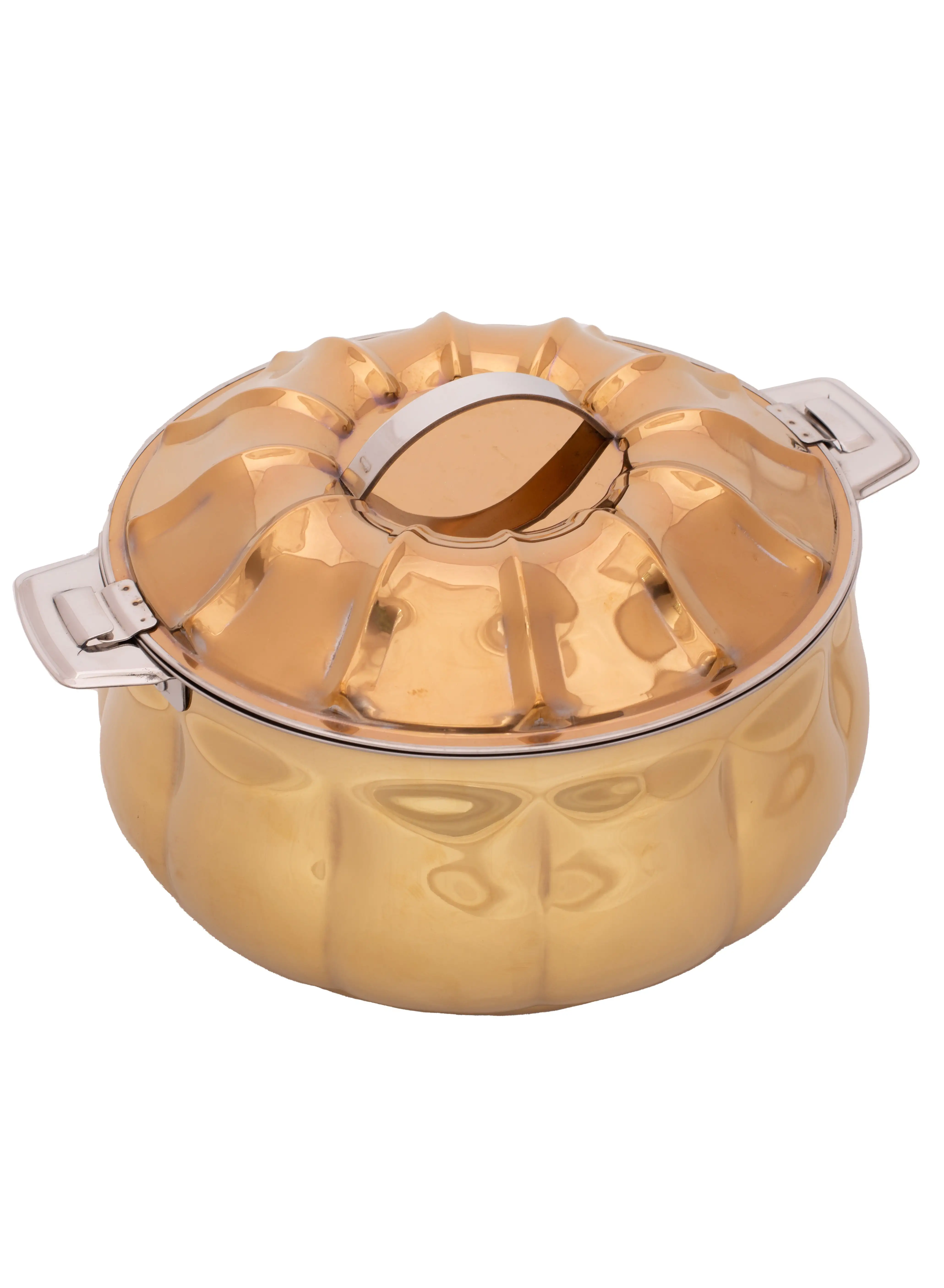 ZOLTEN Stainless Steel Capsicum Hotpot 2.5 Liters Gold Colour