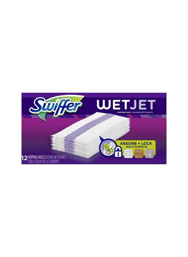 وسادات إعادة تعبئة سويفر 15-Ct Wet Jet 6.9x24.3x14.3سم