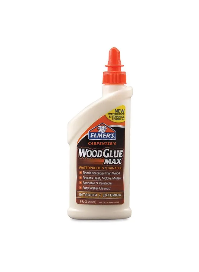 Elmers Stainable Carpenter Wood Glue Beige