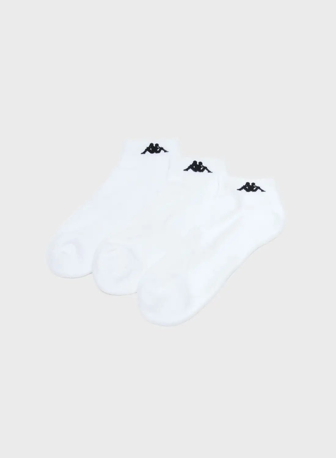 Kappa 3 Pack Logo Crew Socks