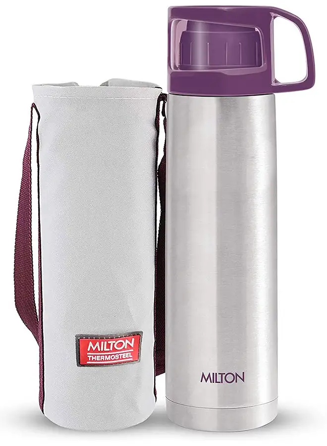 Milton Milton Glassy Flask Vacuum Flasks - Purple Steel 1Liters