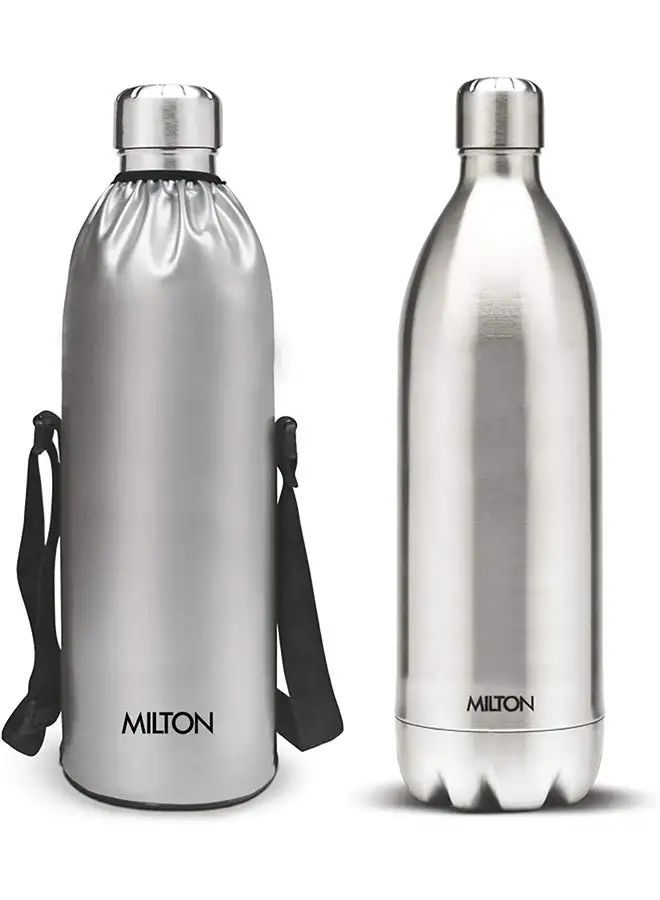 Milton Milton Thermosteel Duo DLX-1800 Stainless Steel Water Bottle Steel 1.8Liters