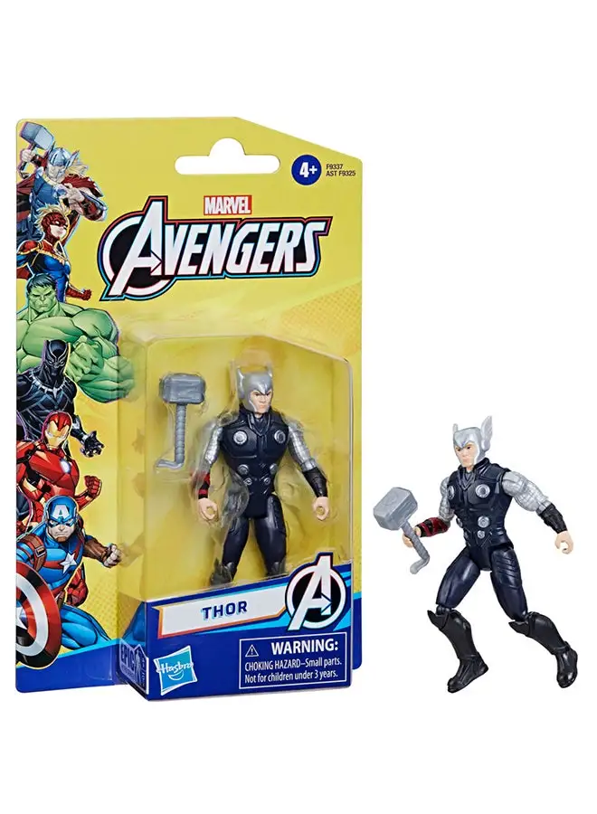 AVENGERS Marvel Avengers Epic Hero Series Thor Action Figure, 4-inch, Super Hero Toys For Kids Ages 4 and Up